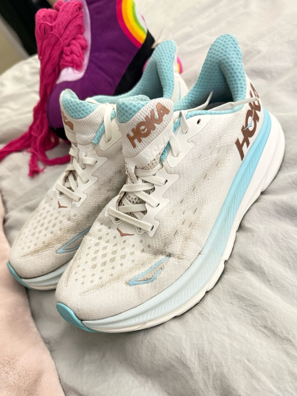 Hoka One One Clifton 9 Sneakers Women Shoes Size 8